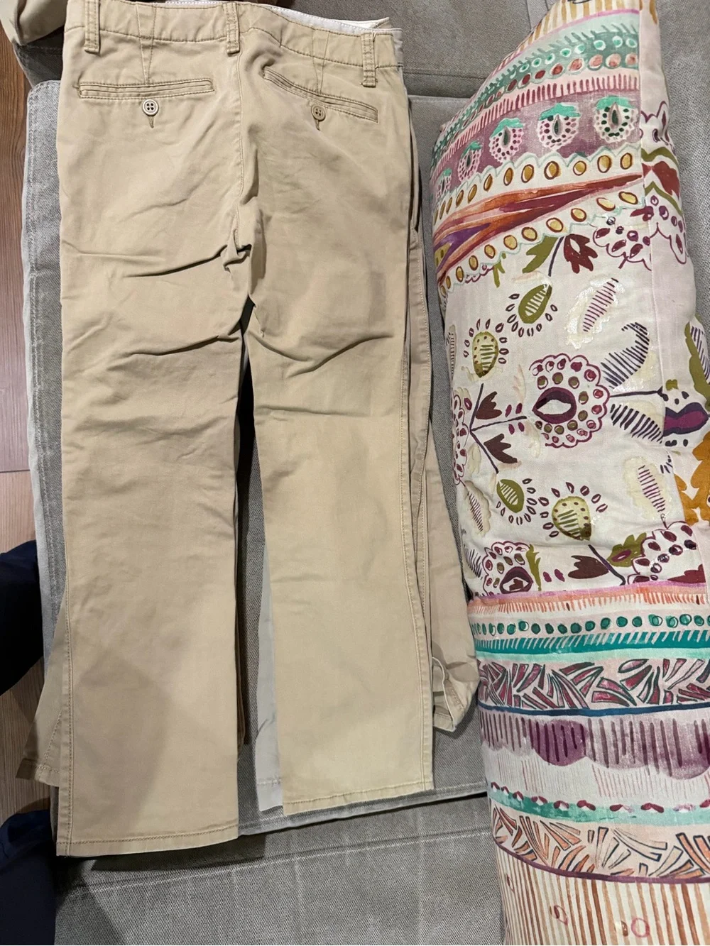 Lot of 7 GAP Kids Tan Khaki uniform Pants size 8 boys